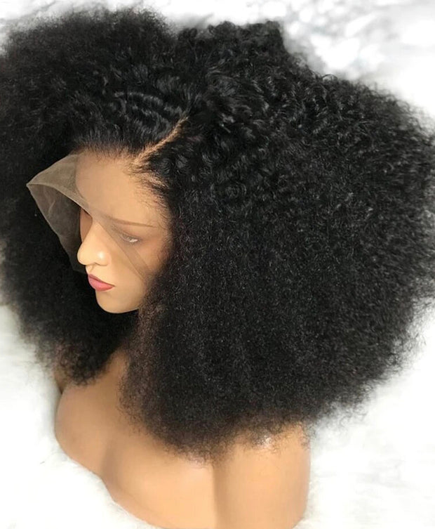 Kinky Curly Wig Custom Closure wig